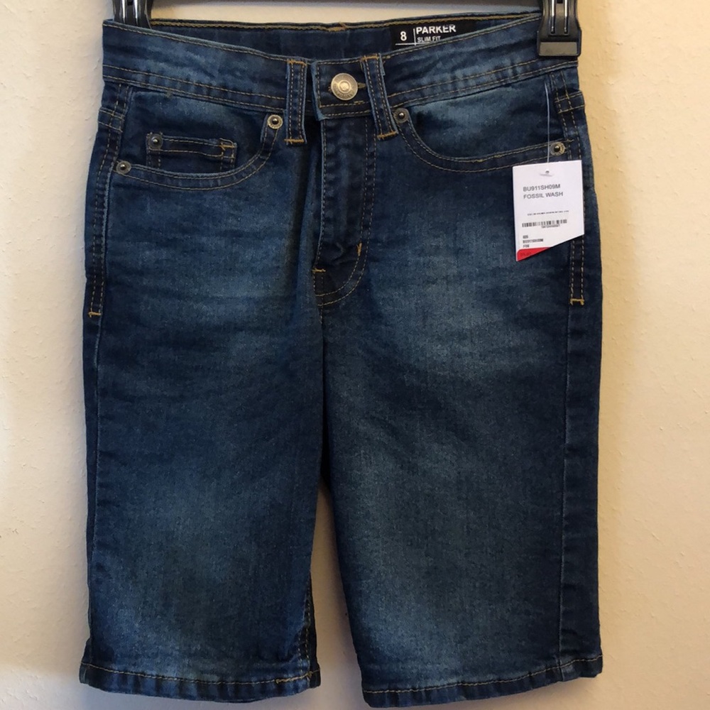 Buffalo Parker Slim Fit Jeans Shorts in Fossil Wash size 16 🤩 K1 - Picture 10 of 14